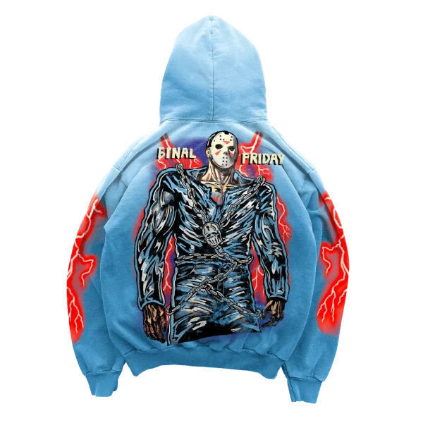 Final Friday Hoodie Sunfaded Blue