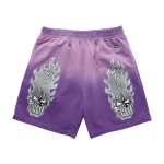 Warren Lotas Sacramento Kings Flaming Skull Shorts