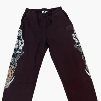 Warren Lotas 3 Reaper Sweatpants “Dark Brown”