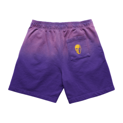 Warren Lotas Los Angeles Lakers Flaming Skull Shorts