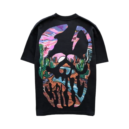 Warren Lotas Desert Skull T-Shirt - Black