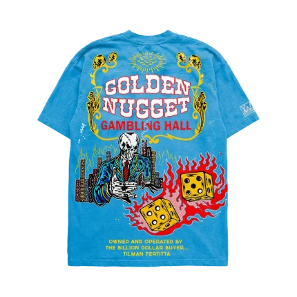 Warren Lotas Golden Nugget T-Shirt - Blue