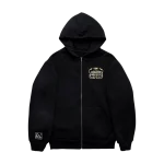 Golden Nugget Zip Up Hoodie - Black