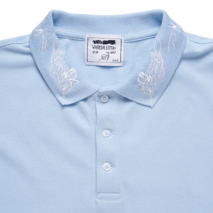 Warren Lotas Reaper Polo - Powder Blue