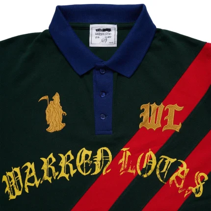 Reaper Academy Polo - Forest Green/Red/Navy