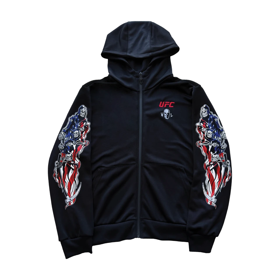 UFCThreeReapersTrackJacket UFC Three Reapers Track Jacket - Black