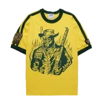 Gaucho Striped Ringer Shirt - Yellow/Green