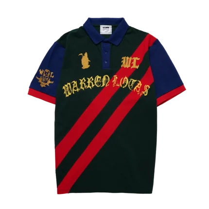 Reaper Academy Polo - Forest Green/Red/Navy