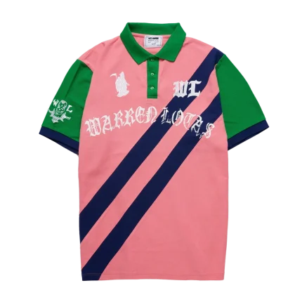 Reaper Academy Polo - Pink/Navy/Green