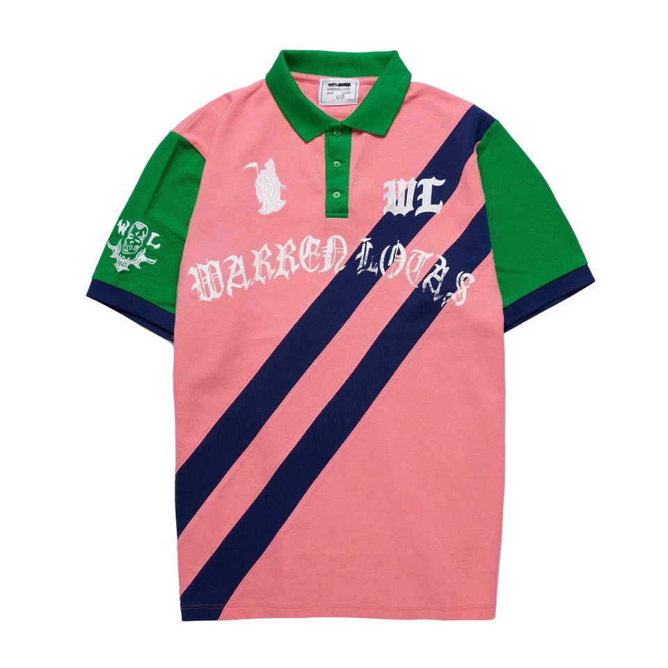 reaper-academy-polo-pink-navy-gr Reaper Academy Polo - Pink/Navy/Green
